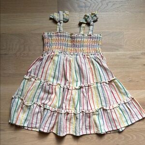 Toddler Girls’ Cat & Jack Rainbow Stripe Dress - Size 4T